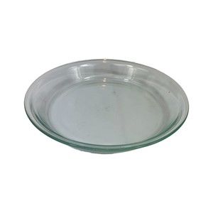 9" PYREX PIE PLATE DISH #209 CLEAR GLASS OVENWARE MICROWAVE SAFE MADE USA